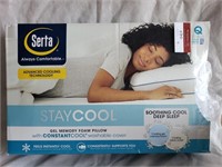 Serta stay cool gel memory foam pillow