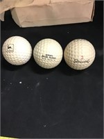John Deere Golf Balls, Including Spaulding