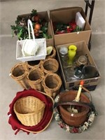 Decor, Baskets , Vases