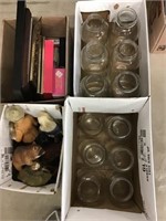 Jars, Figurines, 4 Boxes
