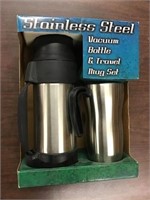 Stainless Steel Vacuum Bottle And Travel Mug