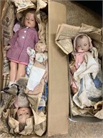 Three Vintage Baby Dolls.
