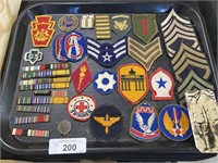 Vintage military patches.