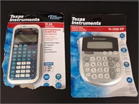 Intermediate scientific and desktop calculators.