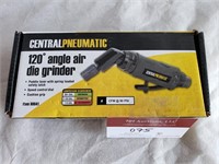 Central pneumatic 120 degree angle grinder