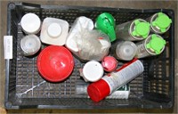 BASKET OF ASSORTED PAINT ITEMS