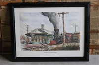 General at the B&O Station New Albany Framed Print