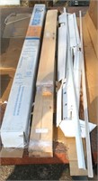 LOT OF DOOR FRAME KITS, L BRACKETS AND MORE