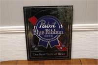 Vintage Pabst Blue Ribbon Stained Glass