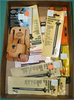 FLAT BOX OF ASSORTED BITS AND MORE