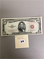 $5.00 United States note 1953