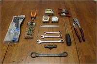 Assorted Tools with Ford Brake & Reverse Wrench