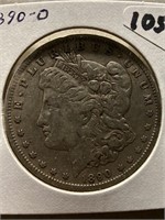 1890-O morgan dollar