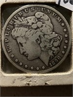 1890-S morgan dollar