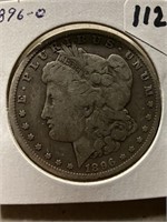 1896-O morgan dollar