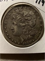 1899-O morgan dollar