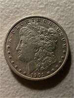 1901-O morgan dollar