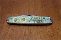 1980 Carter Mondale Political Ad Pocket Knife