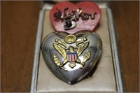 Vintage Bakelite Mother & Great Seal of the US Pin