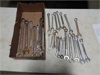 Lot of standard wrenches