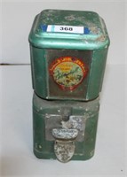 Vintage Metal Candy / Gum Dispenser.