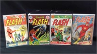 Four vintage the flash comic books