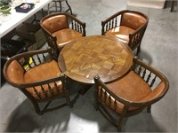 Game table & 4 chairs