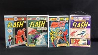 4 vintage comic books the flash