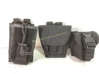 Group of 3 Smaller MOLLE Pouches
