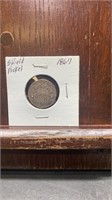 1867 shield nickel