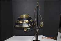 Vintage Metal Parlor Lamp