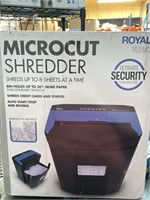 Gently Used Royal 805MC 8-Sheet Microcut Shredder