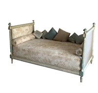 Swedish Neoclassical Style Paint Decorated Daybed