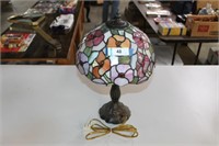 18" Stained Glass Tiffany Style Lamp