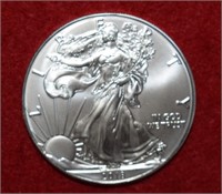 2018 Unc. Silver Eagle w/ COA