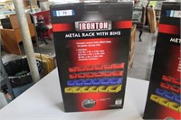 NIB Ironton Metal Rack w/ Bins