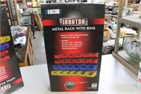 NIB Ironton Metal Rack w/ Bins