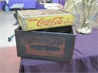 Coke and Reingold wood boxes