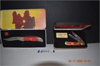 Two Collectible Firefighter Knives