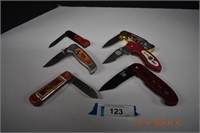 Six Collectible Firefighter Knives