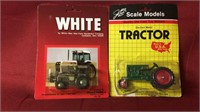 White 2-170 by Scale Models HD-25 & Oliver 80 R