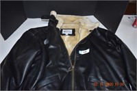 Faux Leather Men's Jacket Size XL