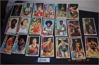 20- 1976-77 Topps Basketball cards