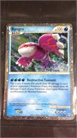 Rare Pokémon hologram Kyogre Card