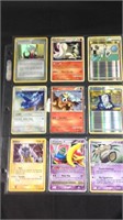 Lot of 9 hologram Pokémon cards