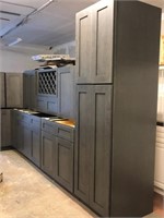11 pc Greystone Shaker Kitchen Cabinet Set