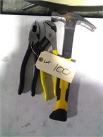Pliers and hammer