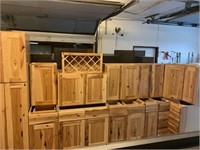 13 pc Hickory Shaker Kitchen Cabinet Set