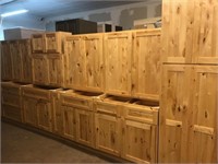 15 pc Woodland Birch Kitchen Cabinet Set