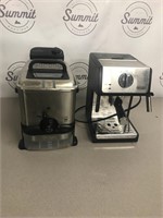 Deep fryer and espresso machine